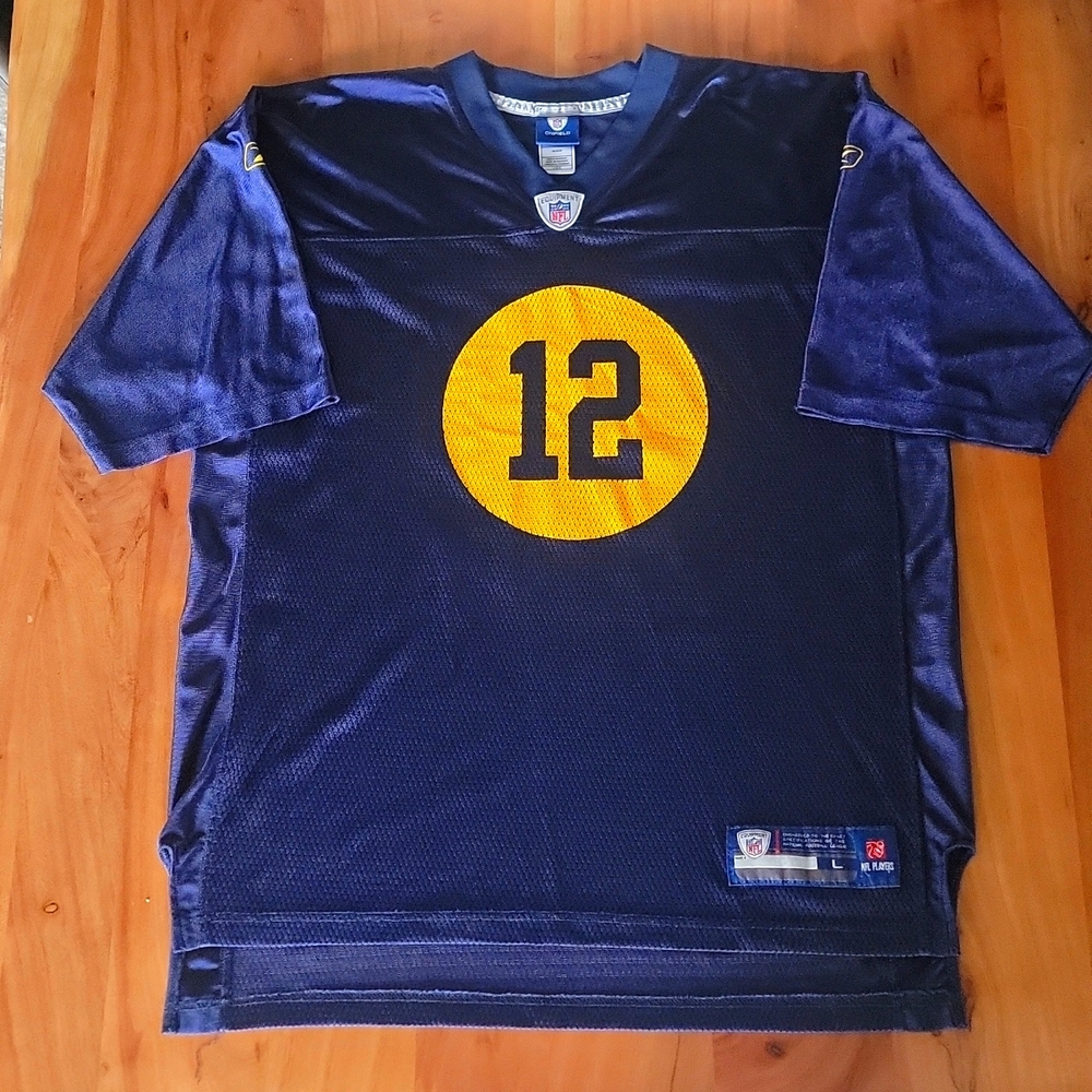 Official ACME Green Bay Packers Retro Throwback Jersey #12 Aaron Rodgers